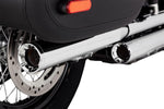 Vance & Hines Eliminator 300 Silencers For Harley Davidson FLDE 1750 ABS 2018-2020 - Chrome