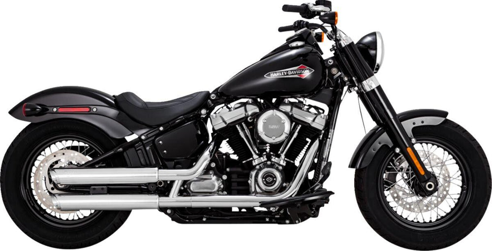 Vance & Hines 3" Twin Slash Silencers For Harley Davidson FLFB 1750 2018-2020 Right - Chrome