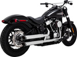 Vance & Hines 3" Twin Slash Silencers For Harley Davidson FLFB 1750 2018-2020 Right - Chrome