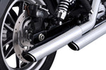 Vance & Hines 3" Twin Slash Silencers For Harley Davidson FXD 1340 1995-1998 - Chrome