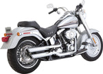 Vance & Hines 3" Twin Slash Silencers For Harley Davidson FLSTF 1584 2007-2011 Right - Chrome