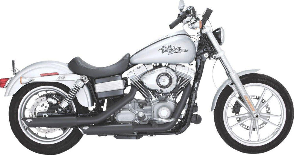 Vance & Hines 3" Twin Slash  Silencers For Harley Davidson FXDXT 1450 2001-2003 Right - Black