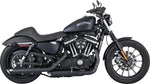 Vance & Hines 3" Twin Slash Silencers For Harley Davidson XL1200C 2014-2020 Right - Black