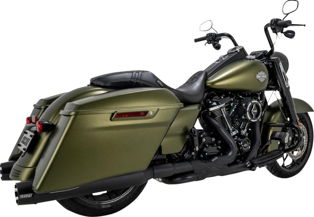Vance & Hines Blackbird 450 Silencers For Harley Davidson FLTRXST 1923 2022-2023 - Black Ceramic