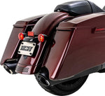 Vance & Hines Twin Slash Silencer For Harley Davidson FLH 1868 ABS 2021 - Black