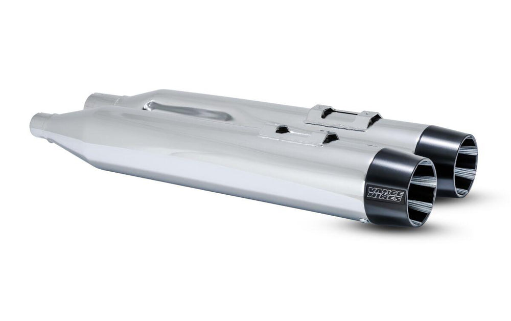 Vance & Hines Blackbird 450 Silencers For Harley Davidson FLH 1868 ABS 2021 - Black/Chrome
