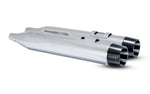 Vance & Hines Blackbird 450 Silencers For Harley Davidson FLH 1868 ABS 2021 - Black/Chrome