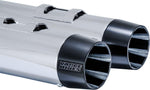 Vance & Hines Blackbird 450 Silencers For Harley Davidson FLH 1868 ABS 2021 - Black/Chrome