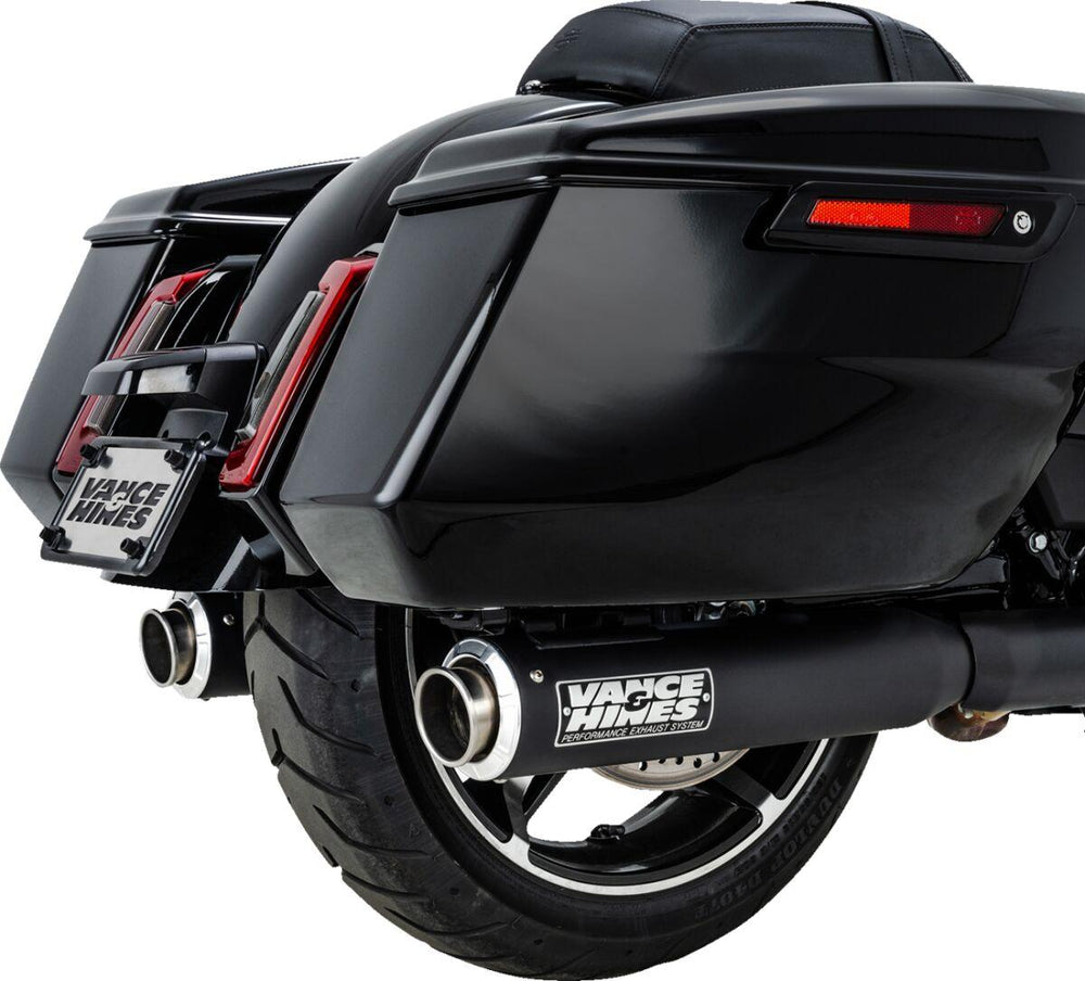 Vance & Hines Supersport Silencers For Harley Davidson FLH 1868 ABS 2021 - Black