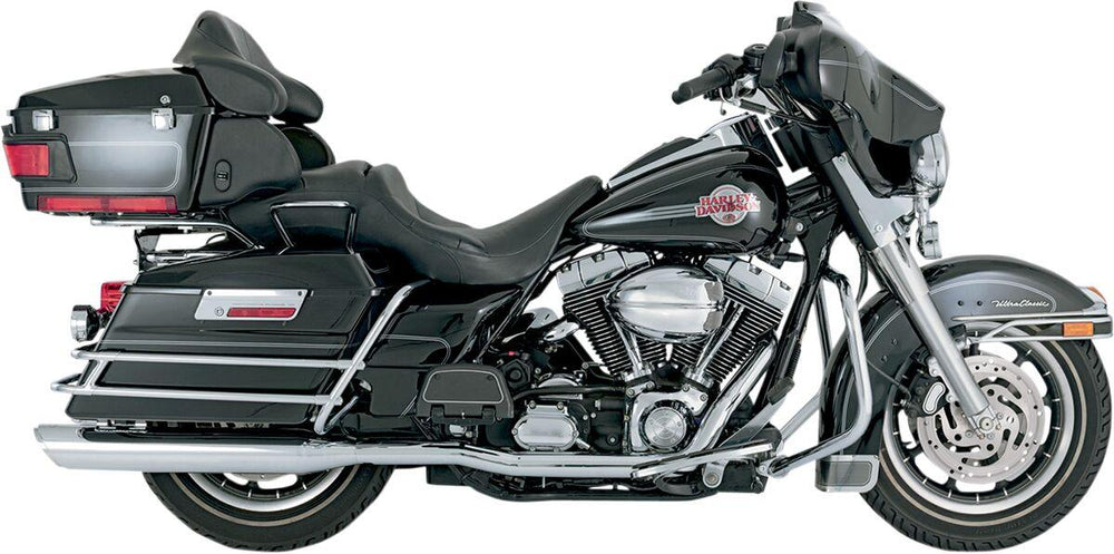Vance & Hines Dual Dresser Header Exhaust System For Harley Davidson FLHR 1340 1995-1998 - Chrome