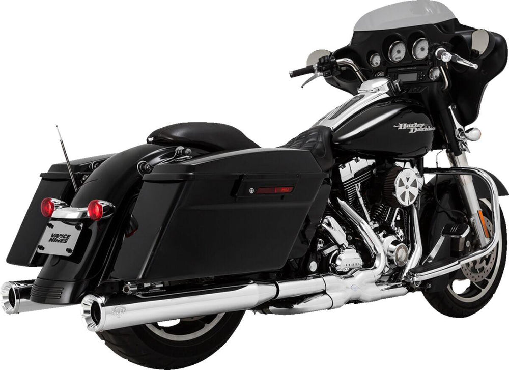 Vance & Hines Power Duals PCX Header System For Harley Davidson FLHR 1584 2009-2011 - Chrome