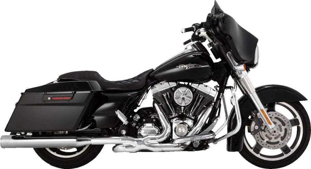 Vance & Hines Power Duals PCX Header System For Harley Davidson FLHR 1584 2009-2011 - Chrome