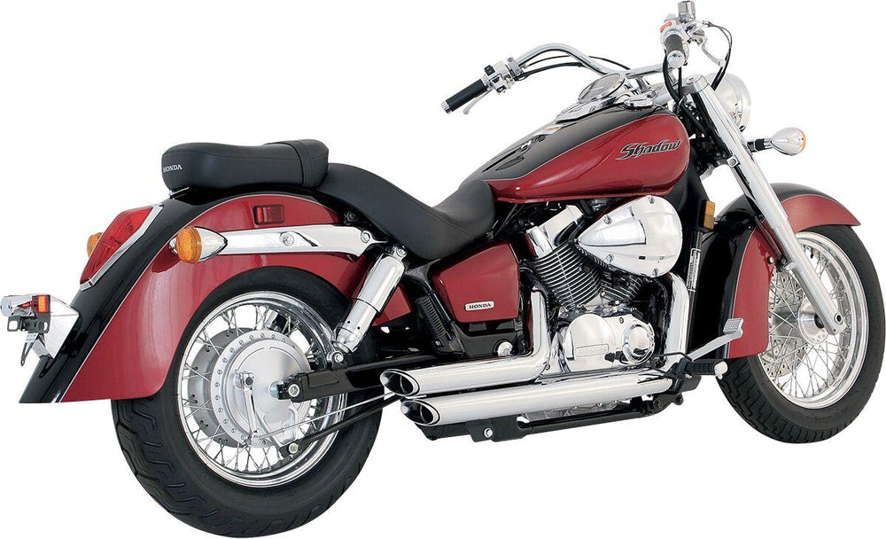 Vance & Hines Shortshots Staggered Exhaust System For Honda VT 750 C 2004-2012 - Chrome