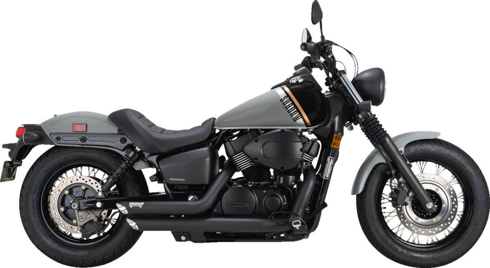 Vance & Hines Shortshots Staggered Exhaust System For Honda VT 750 C 2011-2023 - Black