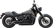 Vance & Hines Shortshots Staggered Exhaust System For Honda VT 750 C 2011-2023 - Black