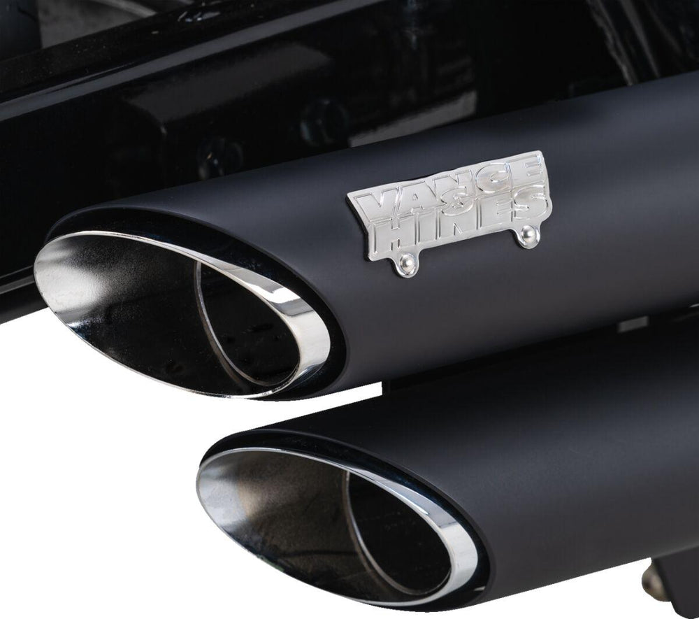 Vance & Hines Shortshots Staggered Exhaust System For Honda VT 750 C 2011-2023 - Black