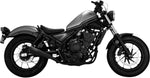 Vance & Hines Upsweep Silencer For Honda CMX 300 2017-2024 - Black