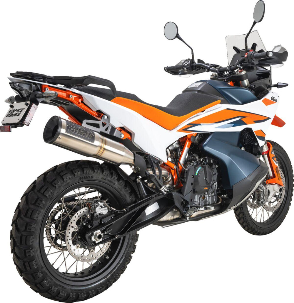 Vance & Hines Adventure Hi-Output 450 Silencer For KTM Adventure 790 2019-2020 - Brushed