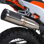 Vance & Hines Adventure Hi-Output 450 Silencer For KTM Adventure 790 2019-2020 - Brushed