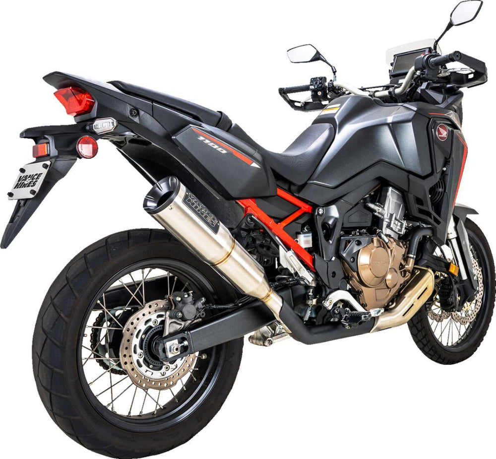 Vance & Hines Adventure Hi-Output 450 Silencer For Honda CRF1100L ABS 2020-2024 - Brushed