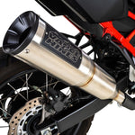 Vance & Hines Adventure Hi-Output 450 Silencer For Honda CRF1100L ABS 2020-2024 - Brushed