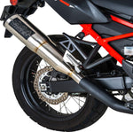 Vance & Hines Adventure Hi-Output 450 Silencer For Honda CRF1100L ABS 2020-2024 - Brushed