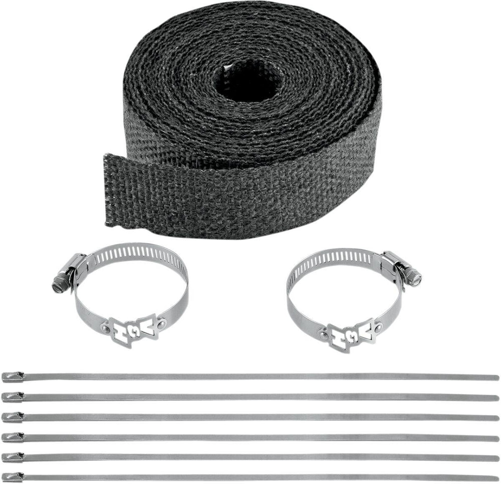 Vance & Hines Header Wrap Kit - 7,6 m (25') / 50,8 mm (2") - Black