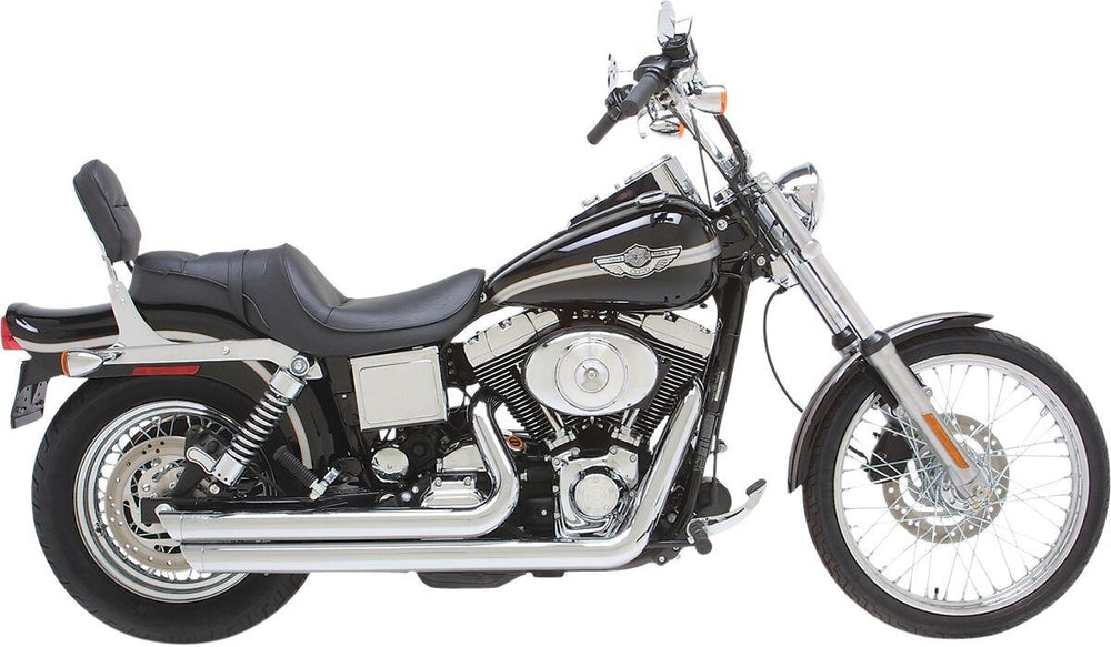 Vance & Hines Big Shots Dyna Exhaust For Harley Davidson FXD 1340 1995-1998 - Chrome