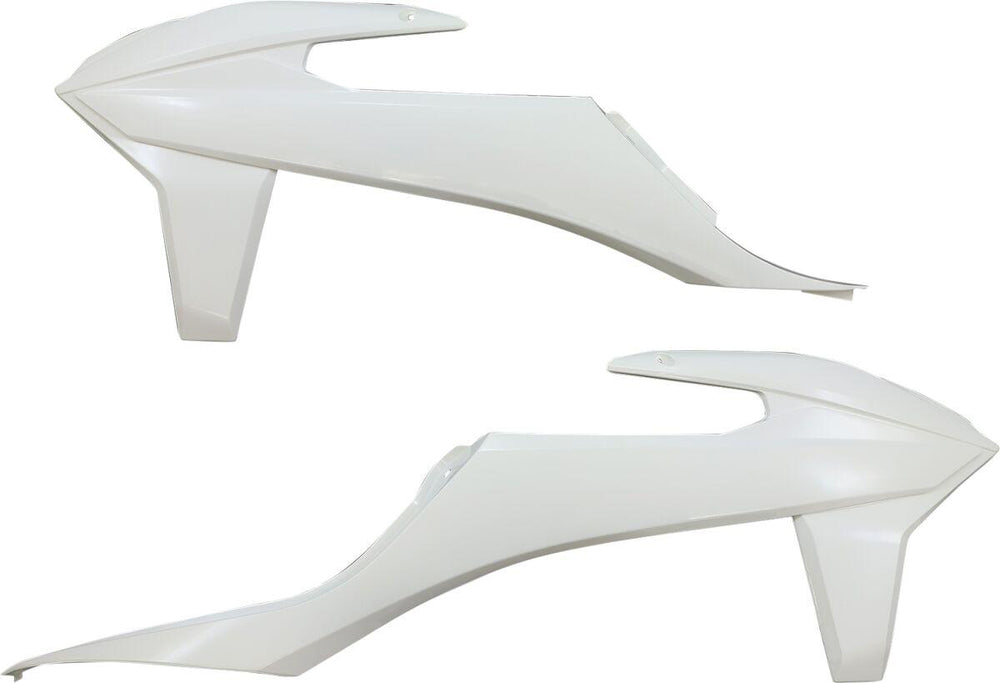 Cycra Powerflow Radiator Scoops For KTM  EXC-F250 2016-2018 - White