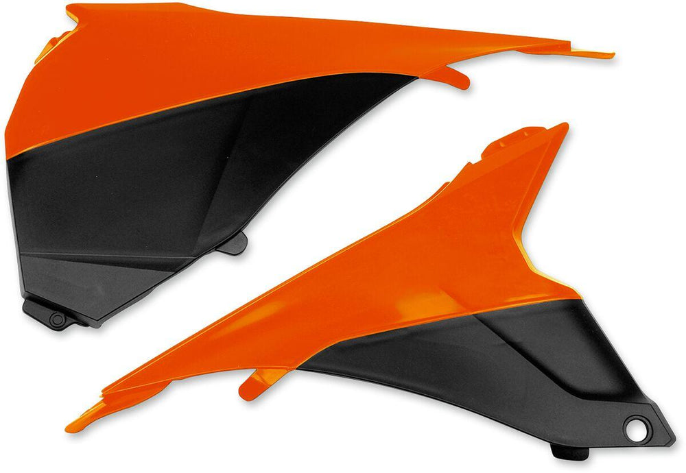 Cycra Air Box Covers For KTM EXC125 2014-2015 - Black/Orange