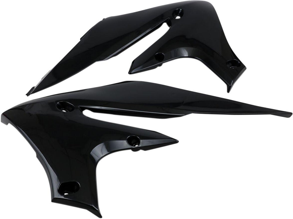 Cycra Powerflow Radiator Scoops For Yamaha WRF250 2020-2024 - Black