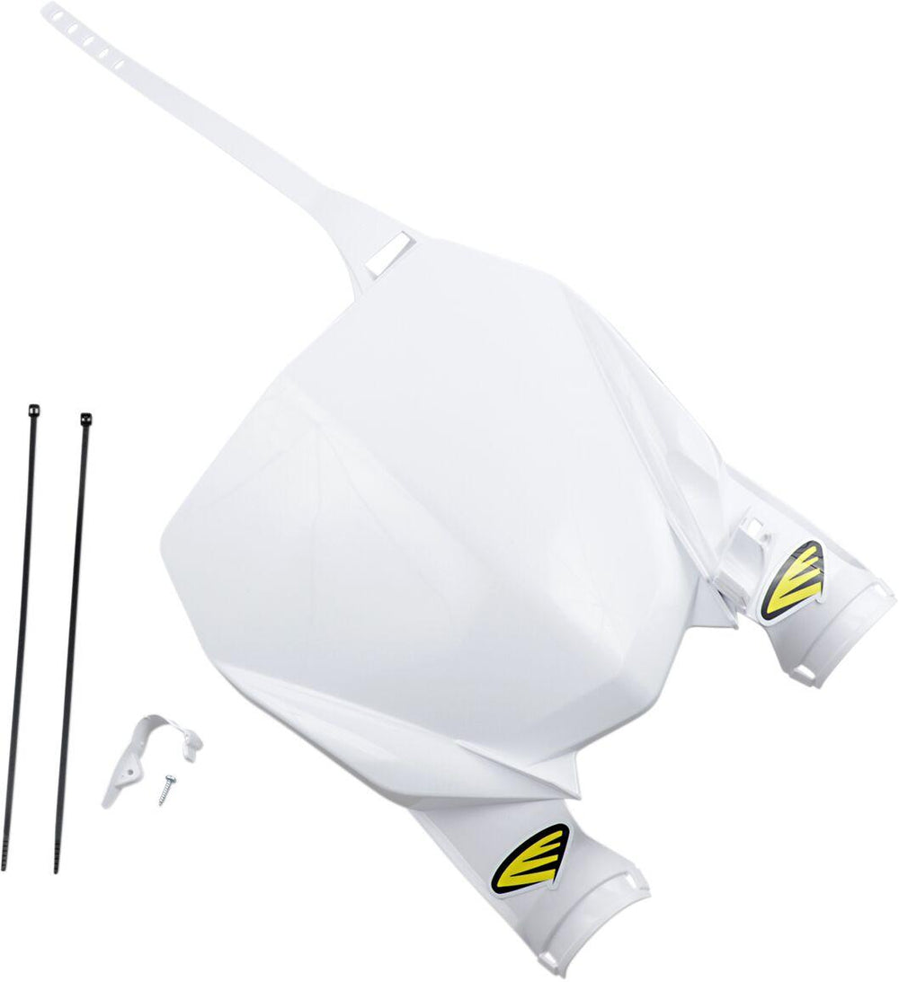 Cycra Stadium Front Number Board For Yamaha YZF250 2019-2023 - White