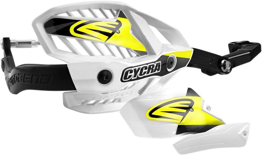 Cycra Ultra Probend HCM Hand Guards - Gloss/White