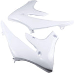 Cycra Powerflow Radiator Scoops For Yamaha WRF250 2020-2024 - White