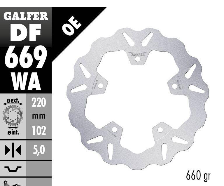 Galfer Wave Brake Disc For Aprilia RSV4 1000 2009-2013 - Rear