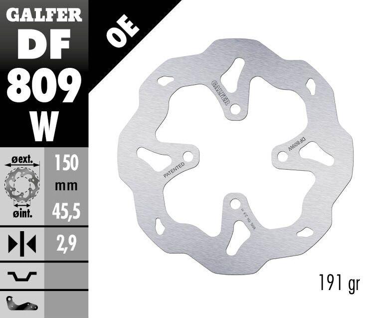 Galfer Wave Brake Disc For Sherco ST125 2002-2005 - Rear