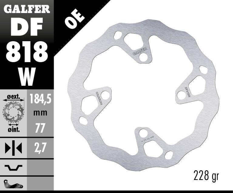 Galfer Wave Brake Disc For Beta Evo 125 2009-2023 - Front