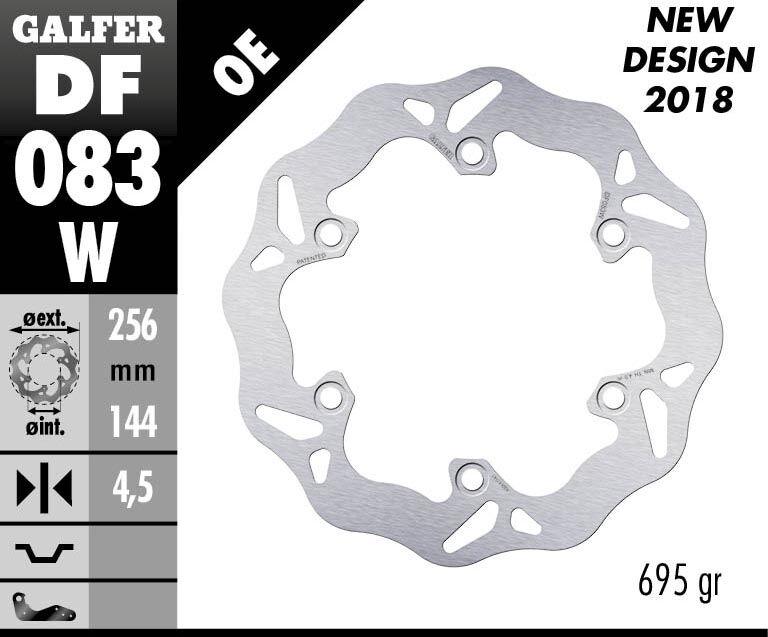 Galfer Wave Brake Disc For Honda ADV 350 2022-2024 - Rear