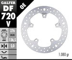 Galfer Fixed Round Brake Disc For BMW R 1200 GS 2013-2019 Rear - Silver