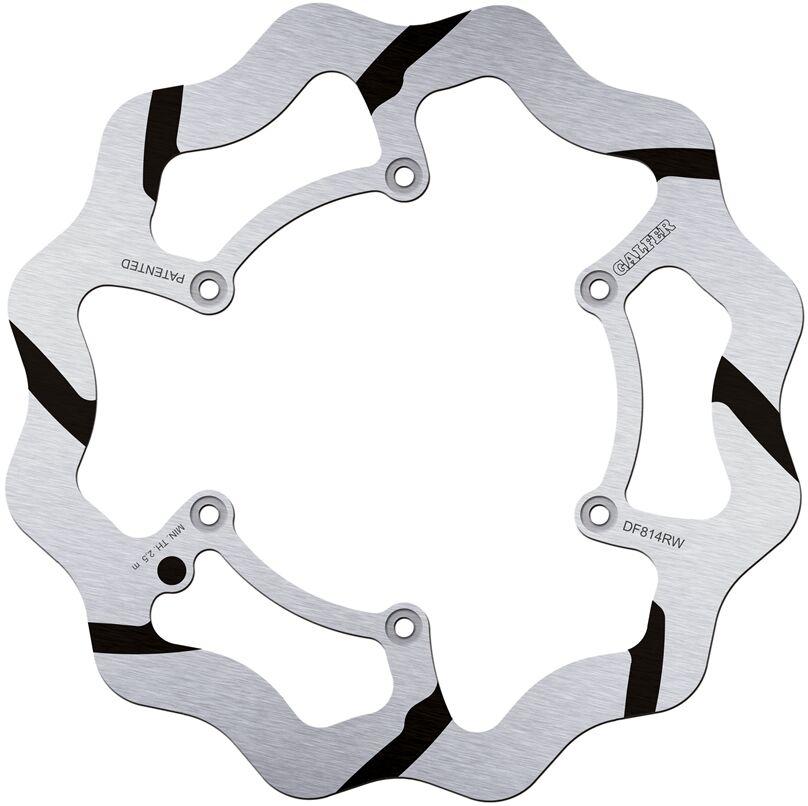 Galfer Fixed Wave Grooved Brake Disc For Beta Evo 250 2012 Black - Front