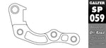 Galfer Brake Caliper Relocation Bracket For Honda CRF110F 2019-2025 Front - Black