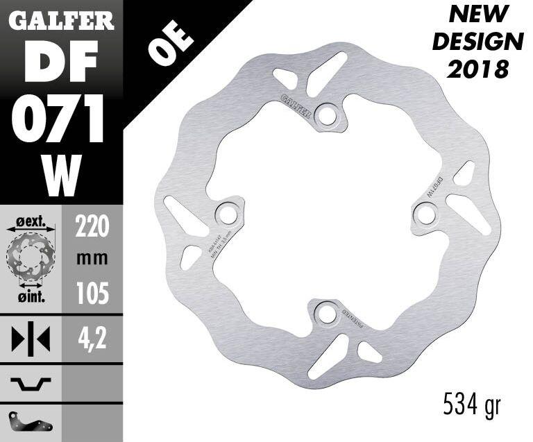 Galfer Wave Brake Disc For Honda NES 125 2000-2005 - Front