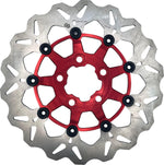Galfer Wave Brake Disc For Harley Davidson FLD 1690 2012-2013 Red - Rear