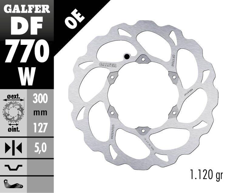 Galfer Wave Brake Disc For Husqvarna 701 Enduro 2016-2024 - Front