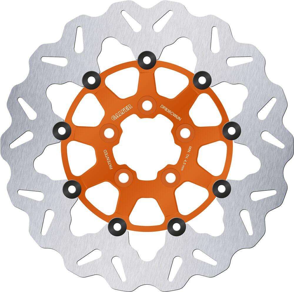 Galfer Wave Brake Disc For Harley Davidson FLDE 1750 2018-2020 Orange - Rear
