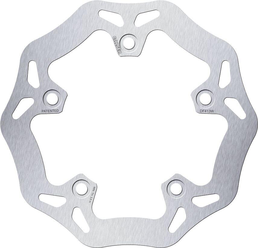 Galfer Wave Brake Disc For Kymco Xciting 250 2005-2006 Rear - Silver