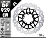 Galfer Wave Brake Disc For Triumph Rocket III 2500 GT 2020-2023 Front - Silver Black