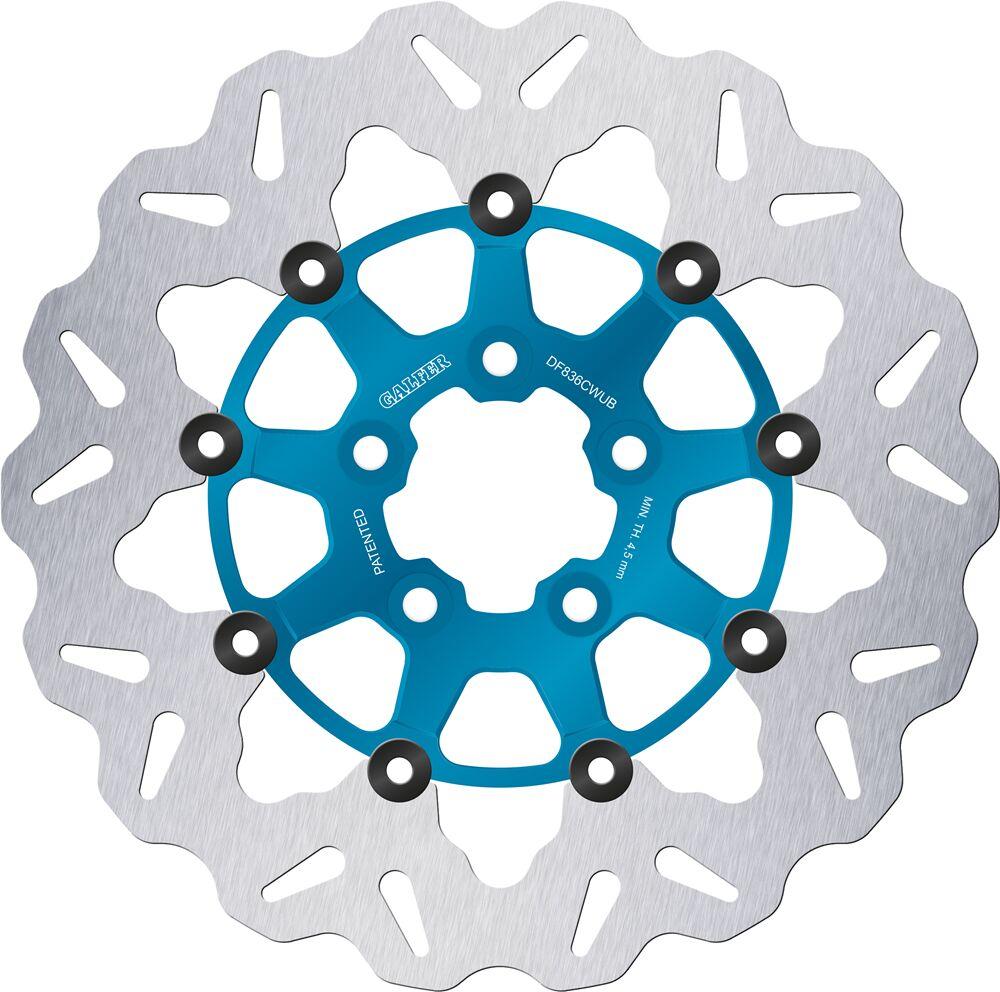 Galfer Wave Brake Disc For Harley Davidson FLDE 1750 2018-2020 Blue - Rear