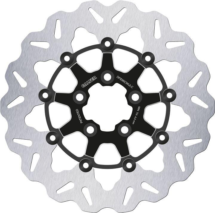 Galfer Wave Brake Disc For Harley Davidson FLDE 1750 2018-2020 Black - Rear