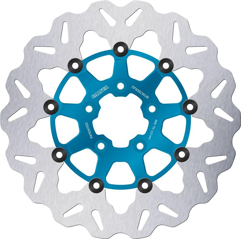 Galfer Wave Brake Disc For Harley Davidson FLD 1690 2012-2013 Blue - Front